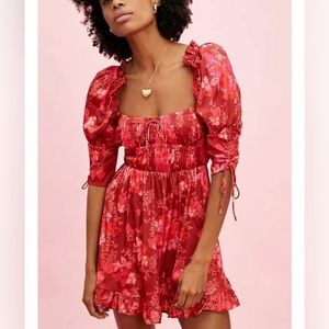 NWOT FOR LOVE AND LEMONS ALIA MINI DRESS